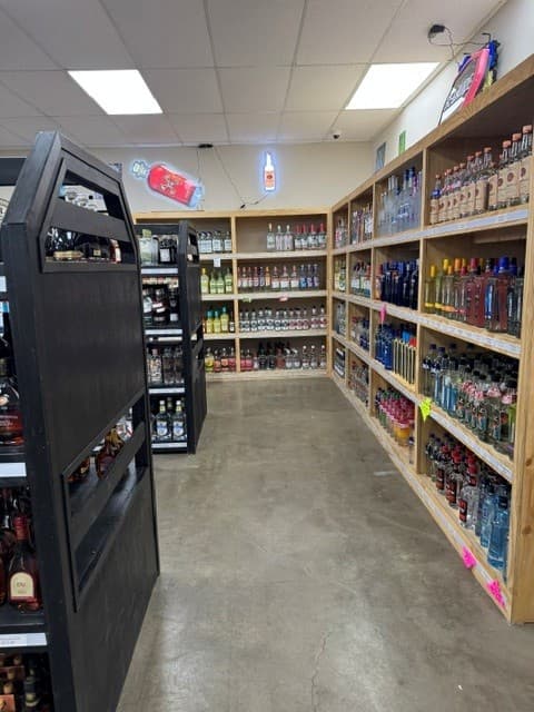 Spirits and mixers corner
